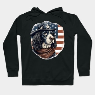 Patriotic English Springer Spaniel Hoodie